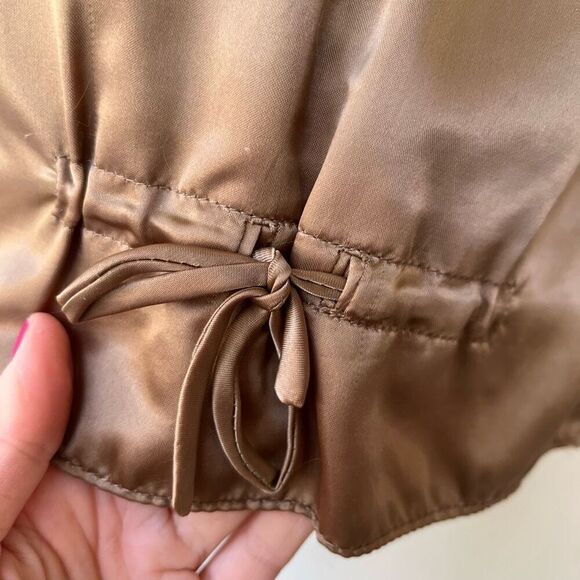 Vintage 70s Nubuck Suede Vest Unisex M Western Boho Layering Button Front - Picture 4 of 10